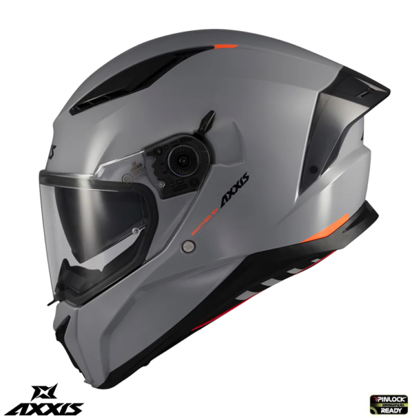 Casca integrala Axxis Panther SV A12 gri lucios (ochelari soare integrati)