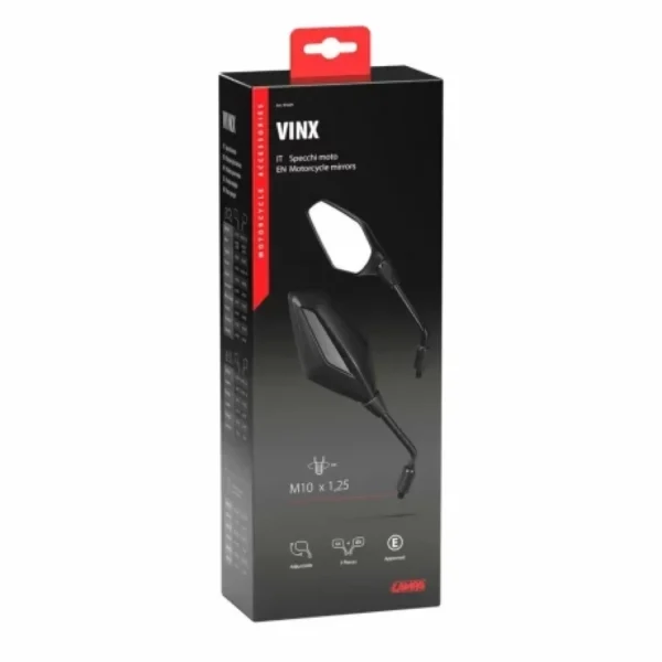 Oglinzi retrovizoare motocicleta Vinx 2buc - imagine 2